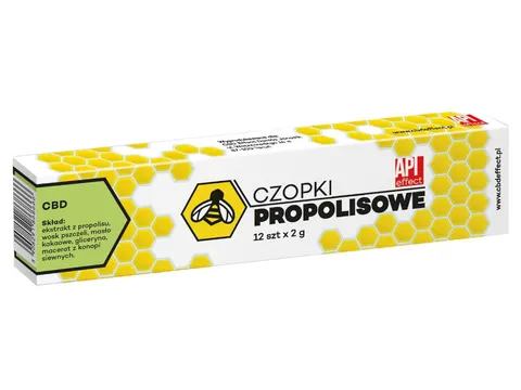 Czopki propolisowe z CBD 12szt x 2g