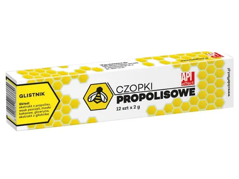 Czopki propolisowe z glistnikiem 12 szt x 2g