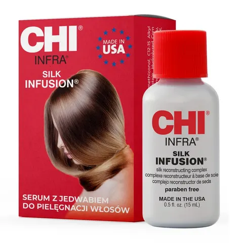 Chi silk infusion naturalny jedwab do włosów 15ml