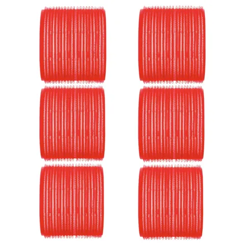 Wałki do włosów, średnica 73mm, plastikowe, na rzep, 6szt