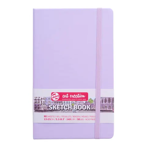 Szkicownik Talens Art Creation 13x21 cm Pastel Violet – 140 g/m2, 80 arkuszy