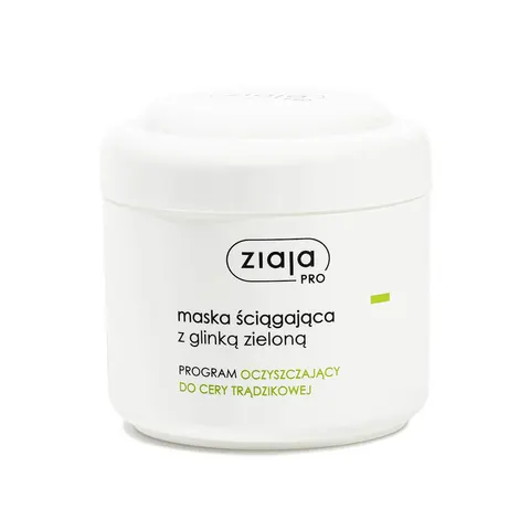 Ziaja pro ściągająca maska z glinką zieloną, 250 ml