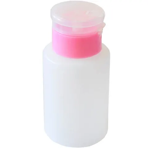 Butelka, dozownik z pompką różowy, 170ml