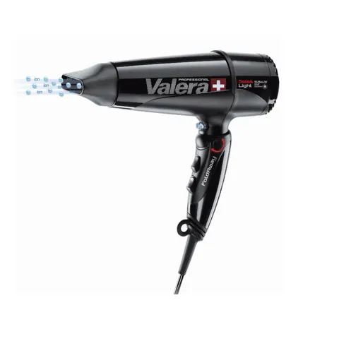 Valera swiss light 5400 ionic, suszarka do włosów, jonizacja 2000w, czarna