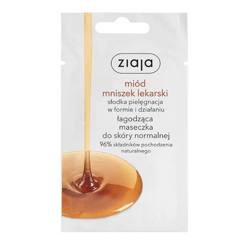 Ziaja łagodząca maseczka do twarzy miód mniszek lekarski 7ml