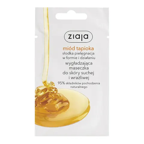 Ziaja wygładzająca maseczka do twarzy miód tapioka 7ml