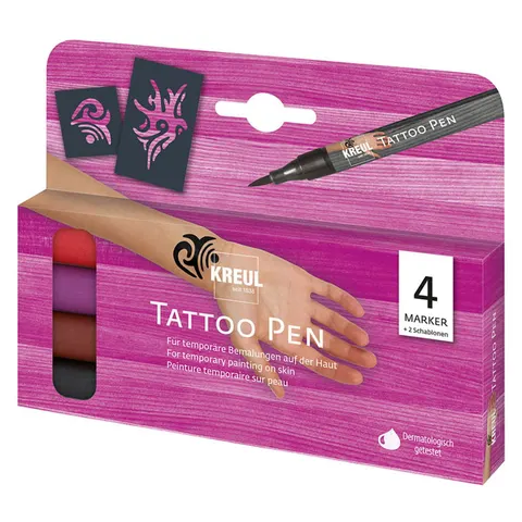 Pisaki do tatuażu Tatto Kreul 4 szt.