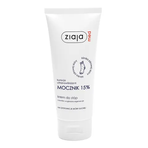 Ziaja med kuracja ultranawilżająca mocznik 15% krem do stóp, 100ml