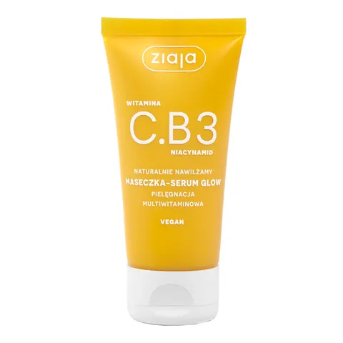 Ziaja witamina c.b3 niacynamid maseczka-serum glow, 50ml