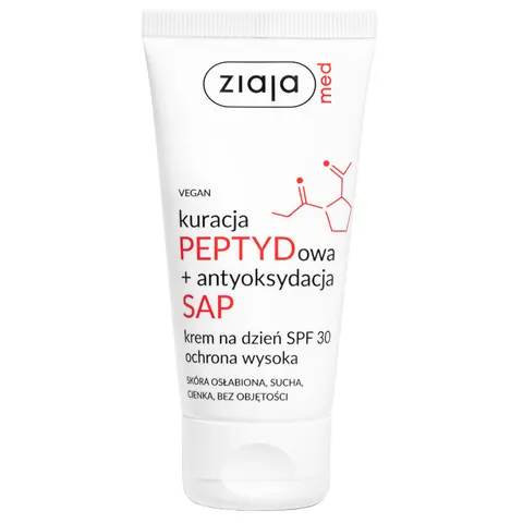 Ziaja med kuracja peptydowa krem do twarzy na dzień spf 30 50ml
