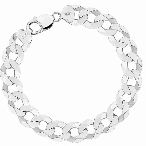 Srebrna Bransoletka Męska Pełna Pancerka 9,30 mm pr 925