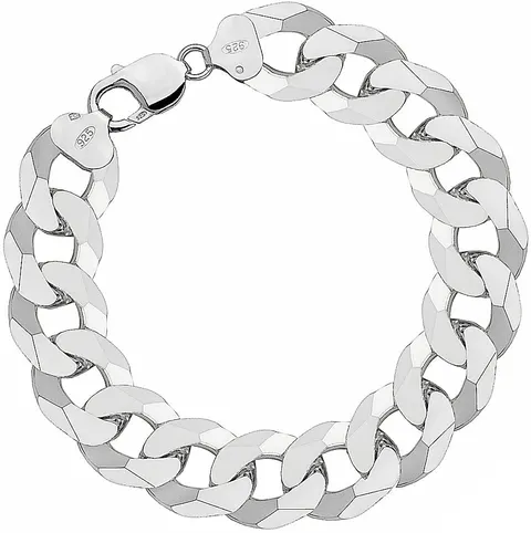 Srebrna Bransoletka Męska Pancerka 14,50 mm pr 925