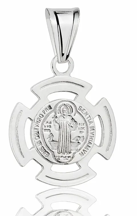 Srebrny Medalik św. Benedykt pr 925