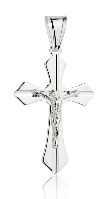Srebrny Krzyżyk z Jezusem pr 925