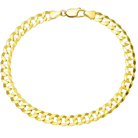 Bransoletka Złota Męska Pancerka Pełna Gęsta 6,80 mm pr 585