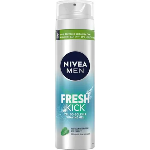 NIVEA MEN Żel do golenia FRESH KICK, 200 ml
