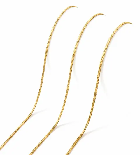 Złoty Łańcuszek 1,30 mm Lisi Ogon pr 585 Grawer Gratis