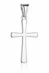 Srebrny Krzyżyk Gładki pr 925