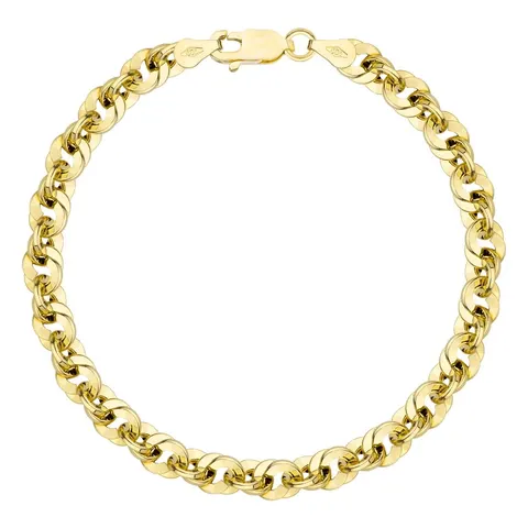 Bransoletka Złota Damska 5,20 mm Irydia pr 585 Grawer Gratis
