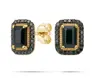 Złote Kolczyki Diamenty Spinel pr 585