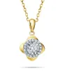 Złota Zawieszka z Diamentami pr 585 / 14 karat