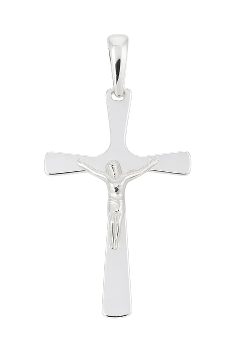 Srebrny Krzyżyk z Jezusem pr 925