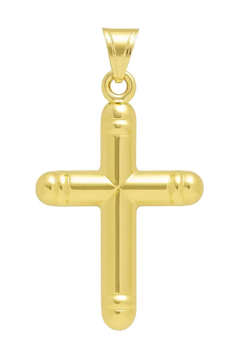 Złoty Krzyżyk Dwustronny pr 585