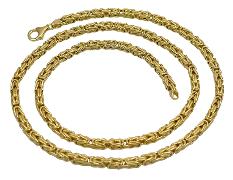 Łańcuszek Złoty Splot Królewski 4,20 mm pr 585