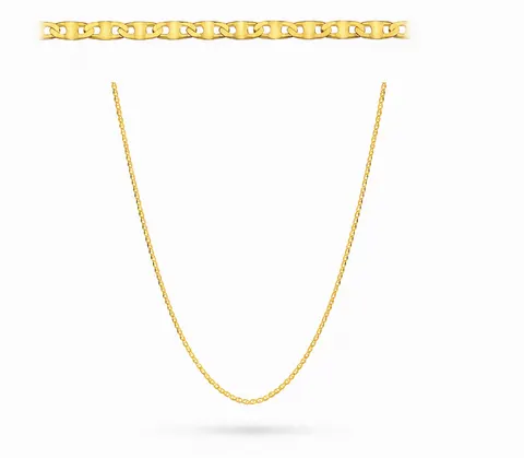 Złoty Łańcuszek Damski Pełny Gucci pr 585