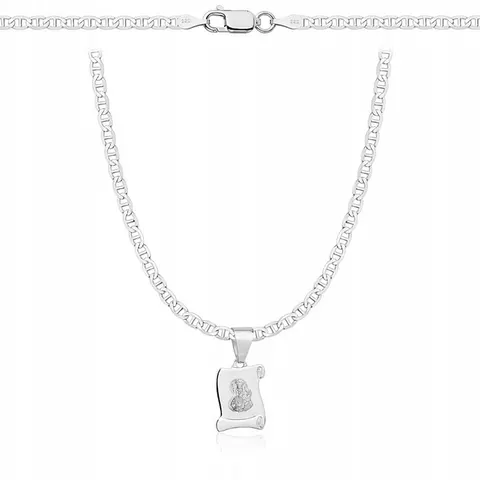 Łańcuszek Srebrny TDS 2,60 mm z Medalikiem Papirus pr 925