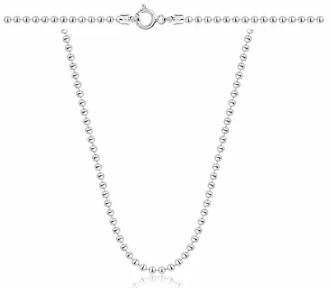 Srebrny Łańcuszek Kulkowy 2,20 mm pr 925 Grawer Gratis