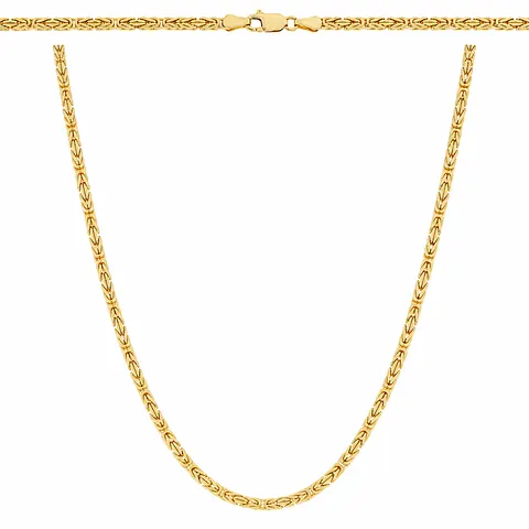 Łańcuszek Złoty Splot Królewski Pełny Diamentowany pr. 585