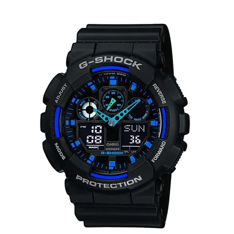 Sportowy zegarek męski Casio G-Shock GA-100-1A2ER pasek