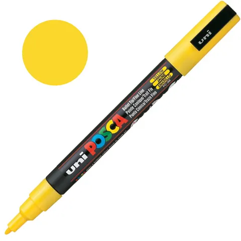 Marker UNI Posca PC-3M (żółty)