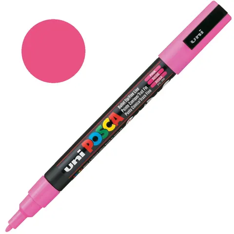 Marker UNI Posca PC-3M (różowy)