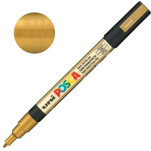 Marker UNI Posca PC-3M (złoty)