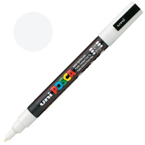 Marker UNI Posca PC-3M (biały)