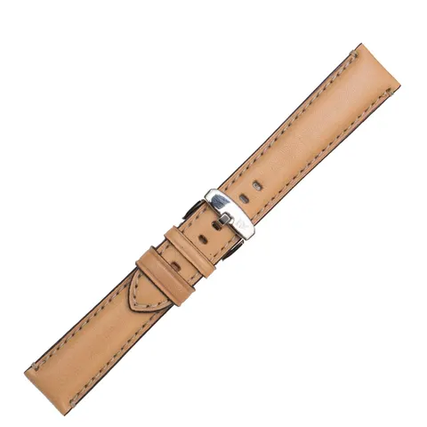 Pasek Morellato beż skóra angielska 20 mm Giorgione unisex