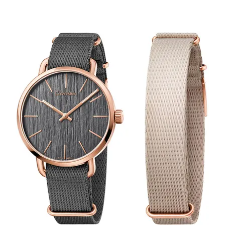 Zegarek męski Calvin Klein K7B216P3 pasek tekstylny Even