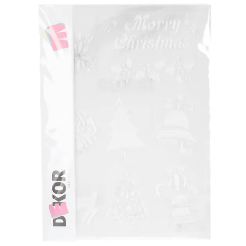 Szablon samoprzylepny A5 Dekor Art Serwis - Merry Christmas