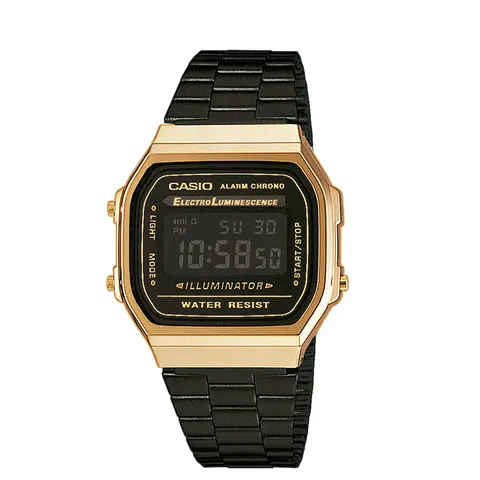 Czarny zegarek męski Casio Collection A168WEGB-1BEF