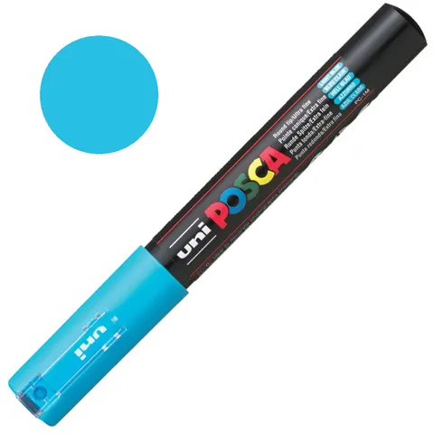 Marker pigmentowy Posca PC-1M jasno-niebieski, Uni