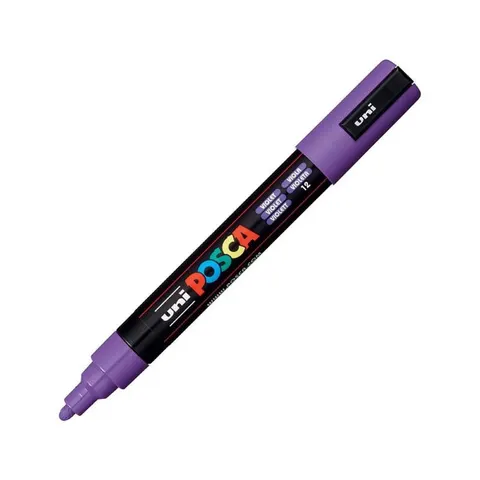 Marker UNI Posca z farbą plakatową PC-5M fioletowy