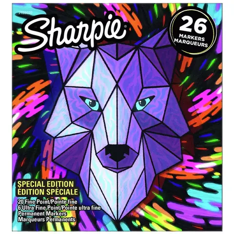 Markery Sharpie 26 szt. - Special Edition Wolf set