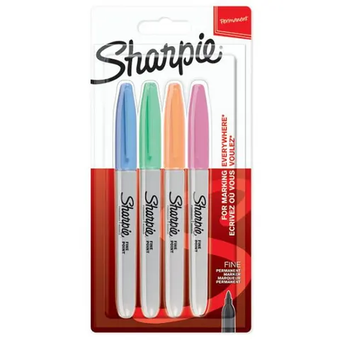Markery Sharpie 4 szt. - Pastelowe