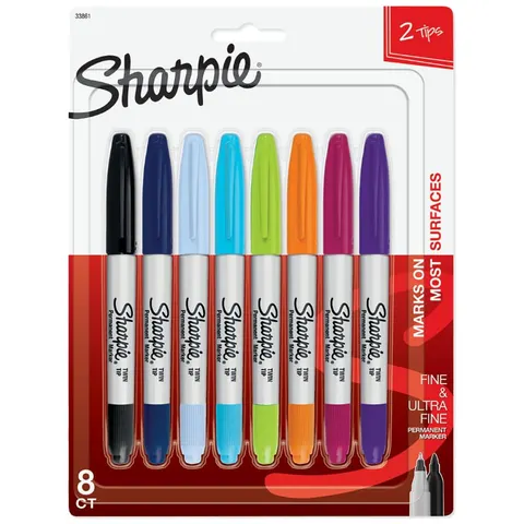 Markery Sharpie Twin Tip 8 szt.