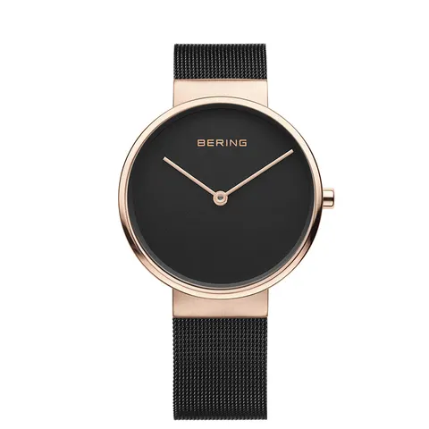Męski zegarek Bering Classic 14539-166 czarna bransoleta mesh