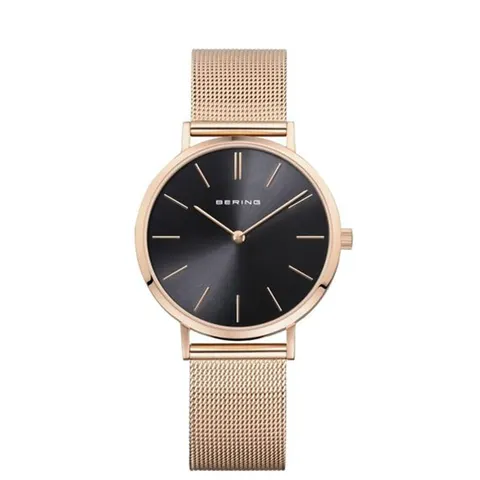 Damski zegarek Bering Classic 14134-362 ciemna tarcza