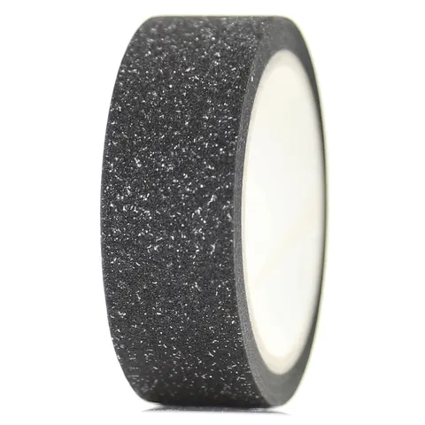 Taśma washi Glam CZARNY BROKAT