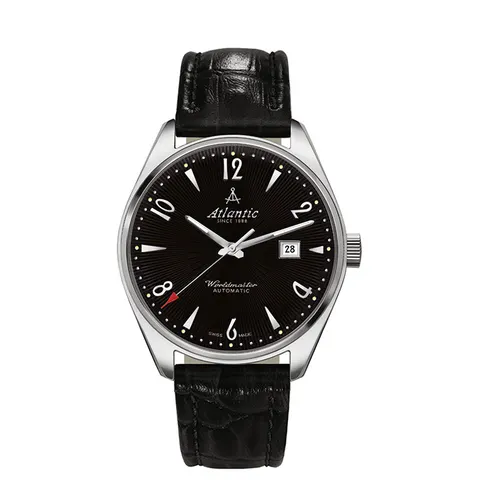 Zegarek męski Atlantic Worldmaster Art D 51752.41.65S na skórzanym pasku
